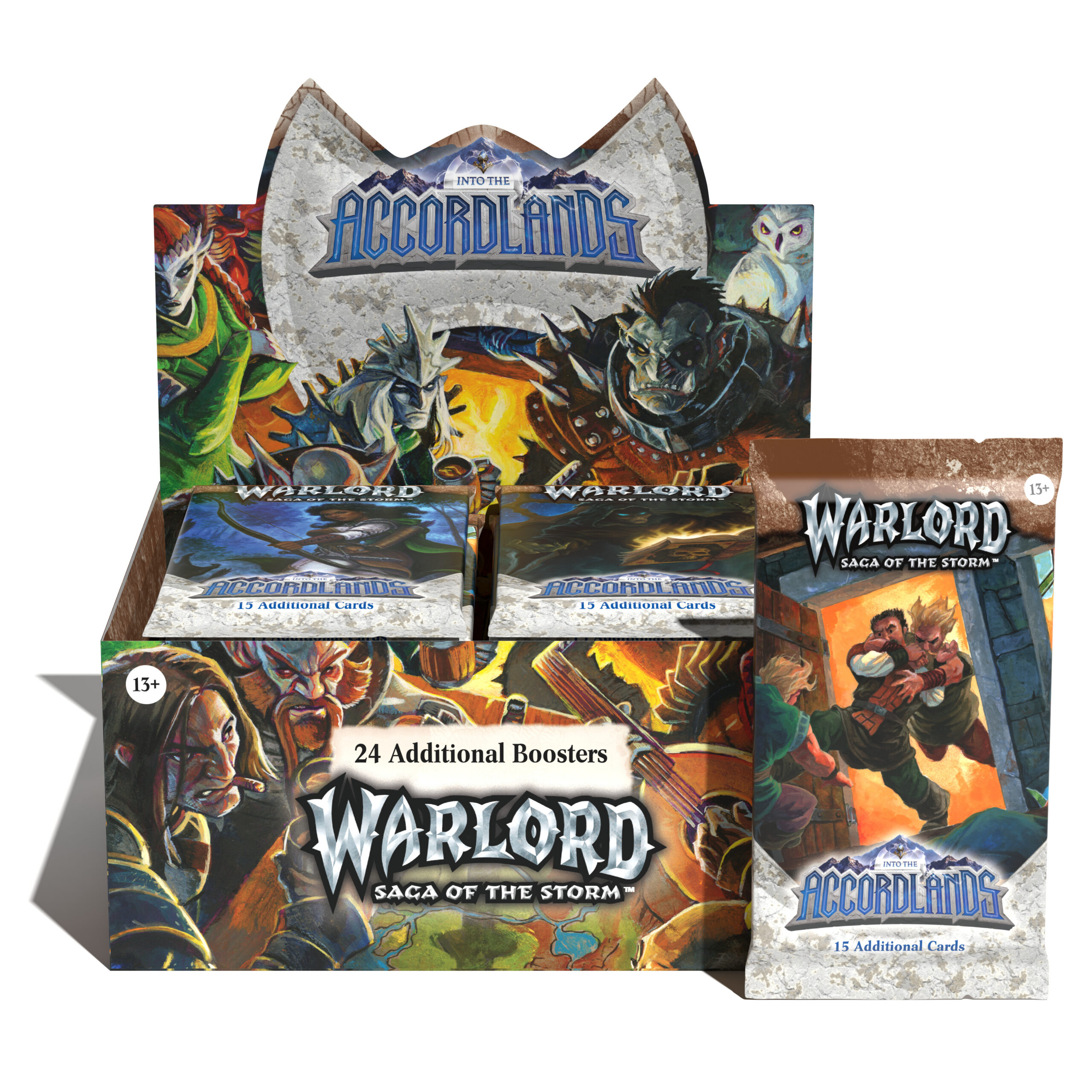 Warlord: Saga of the Storm - Into the Accordlands Booster Display