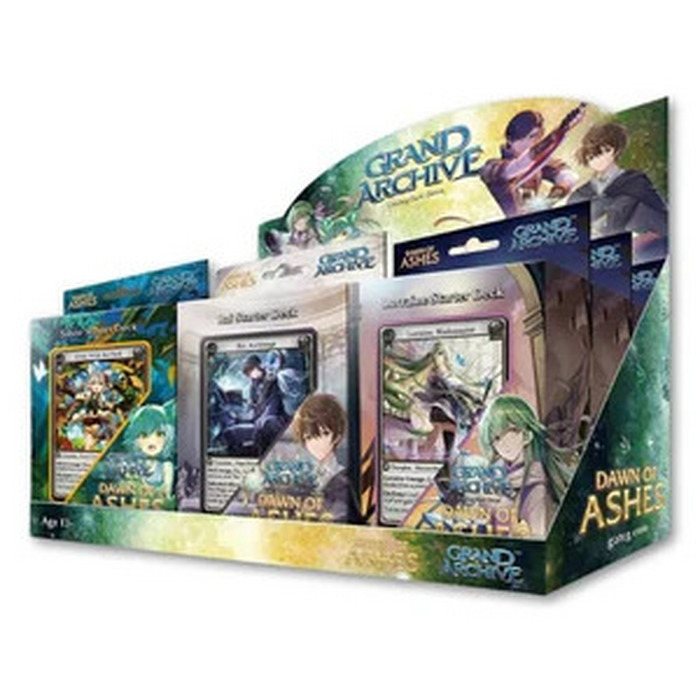 Grand Archive Dawn of Ashes Starter Deck Display